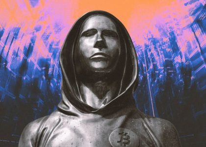 Satoshi Nakamoto statue